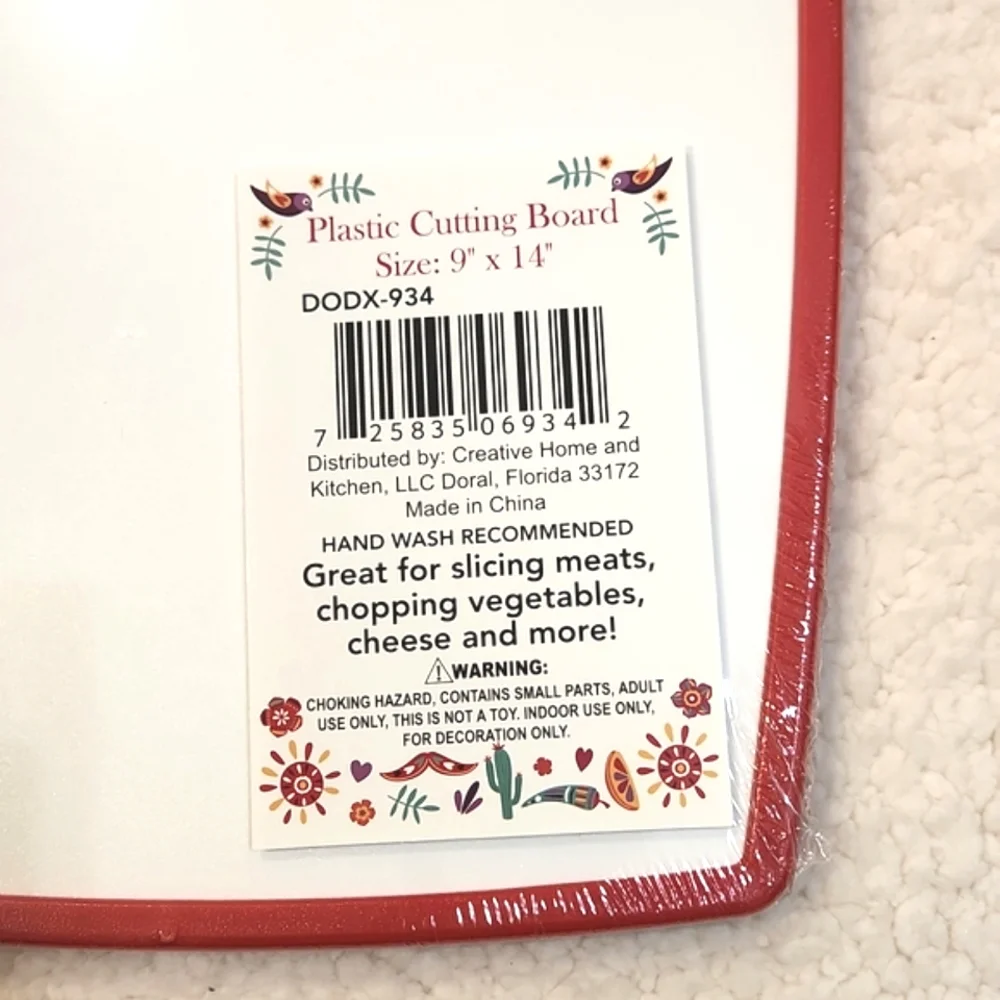 NEW Day Of the Dead Plastic Cutting Board 9